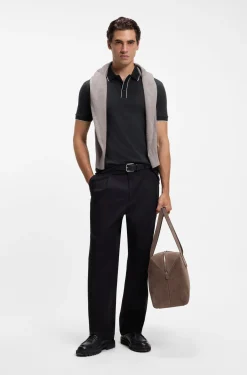 Regular-fit polo shirt in cotton