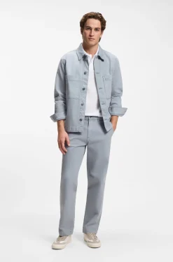 Regular-fit polo shirt in honeycomb-structured cotton piqué