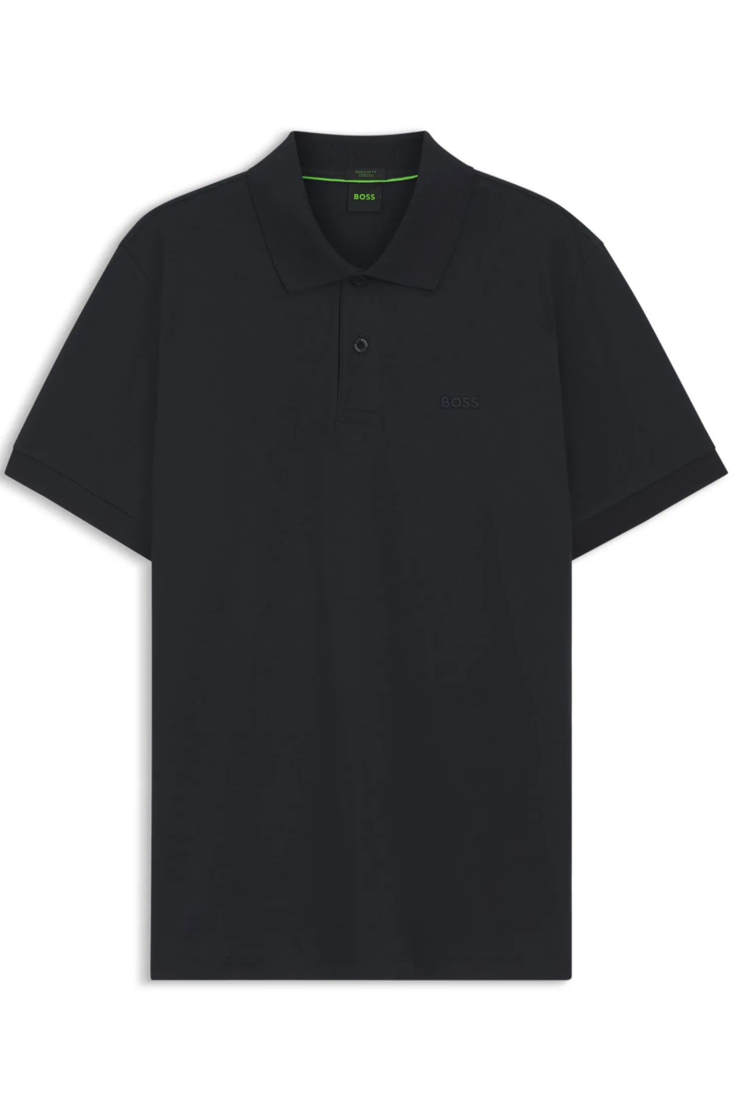 Regular-fit polo with embroidered logo