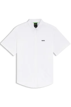 Regular-fit shirt in cotton jersey