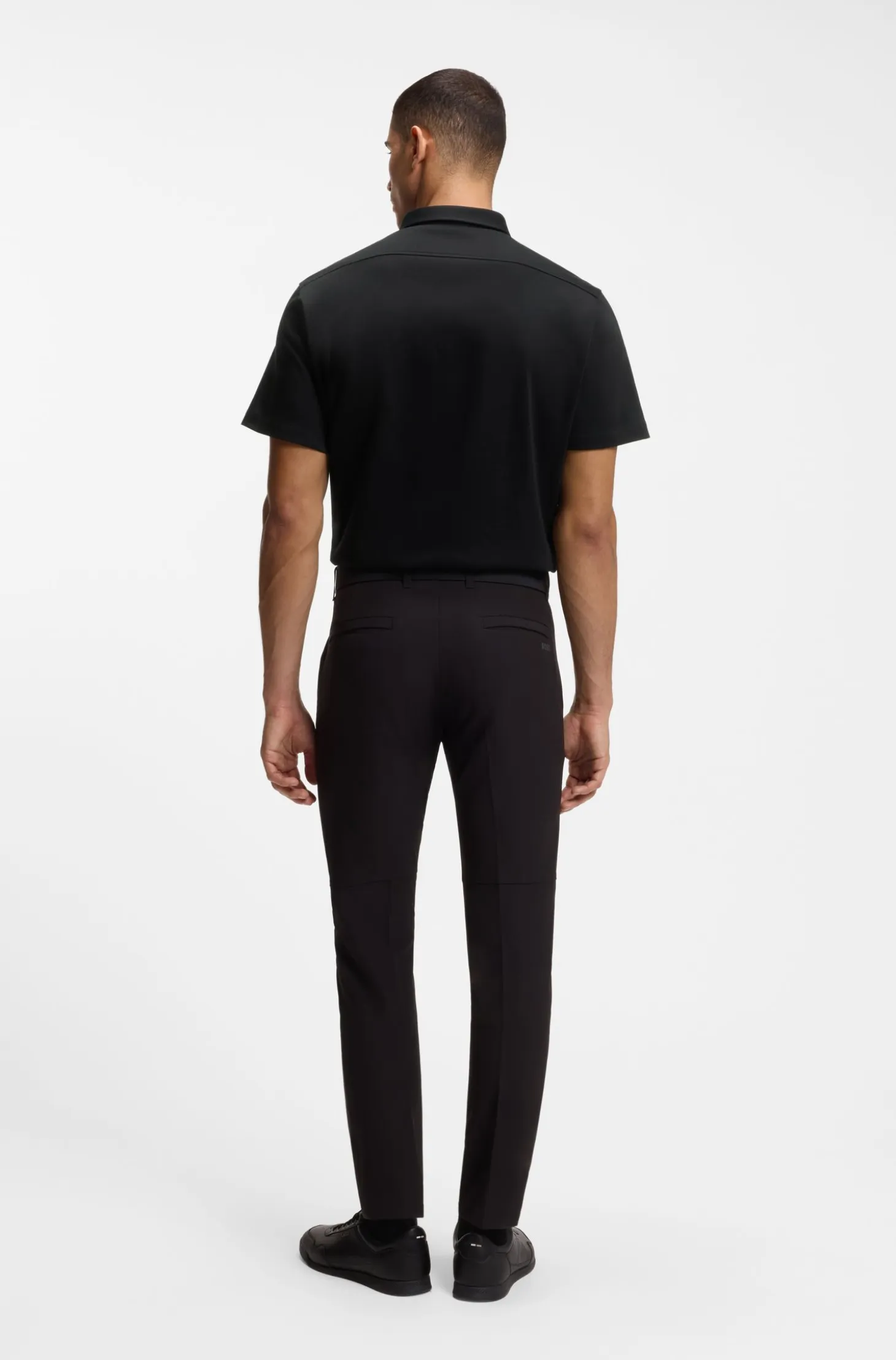 Regular-fit shirt in cotton jersey