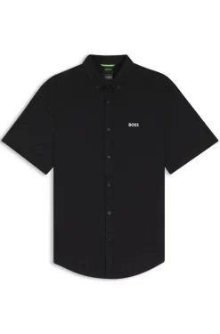 Regular-fit shirt in cotton jersey