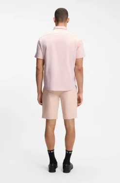 Regular-fit shirt in cotton jersey