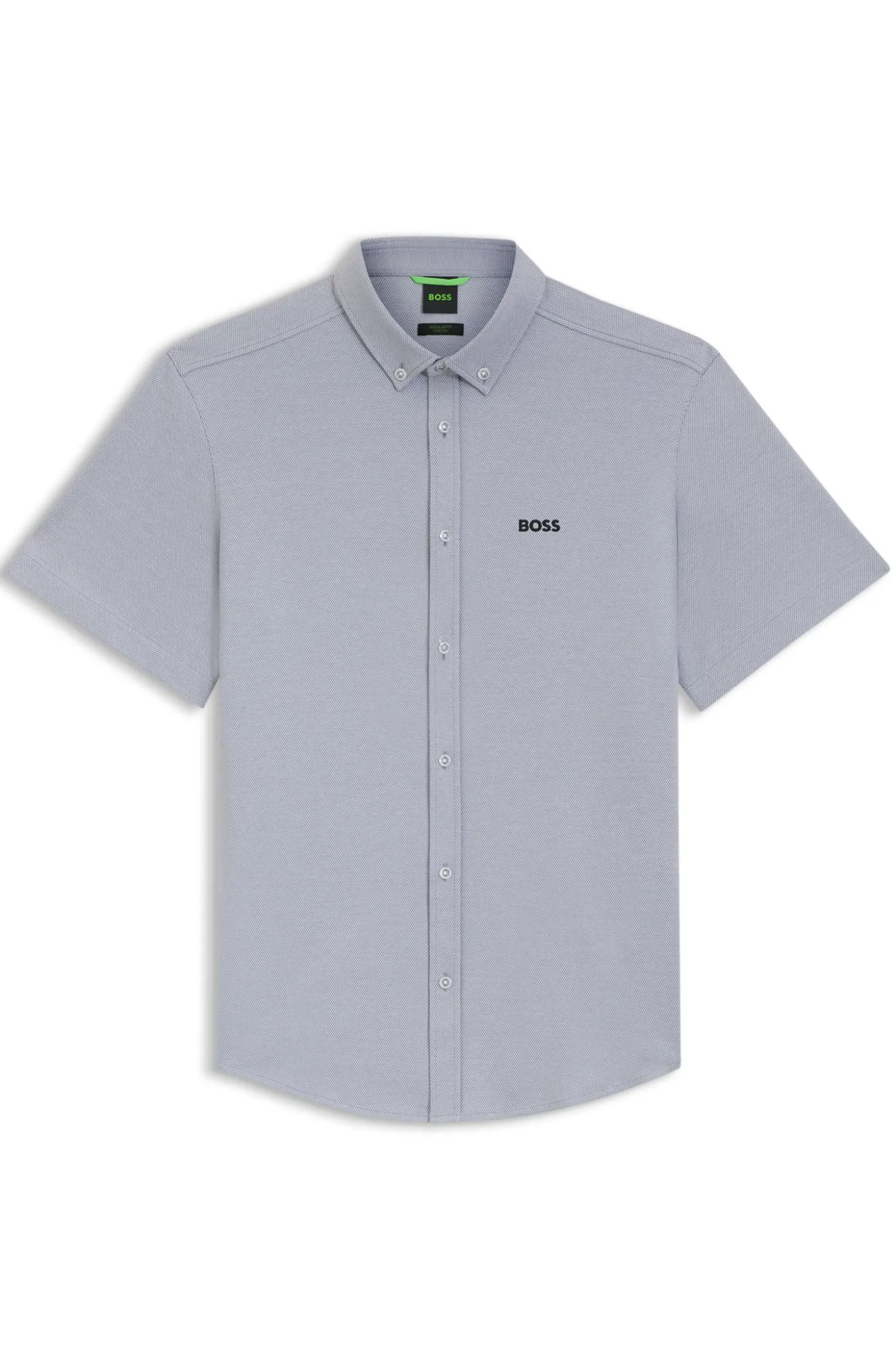 Regular-fit shirt in cotton jersey