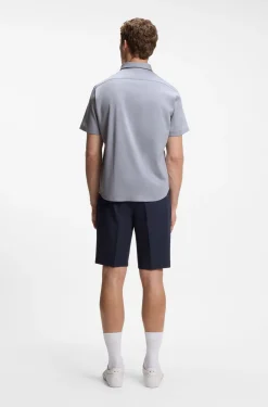 Regular-fit shirt in cotton jersey