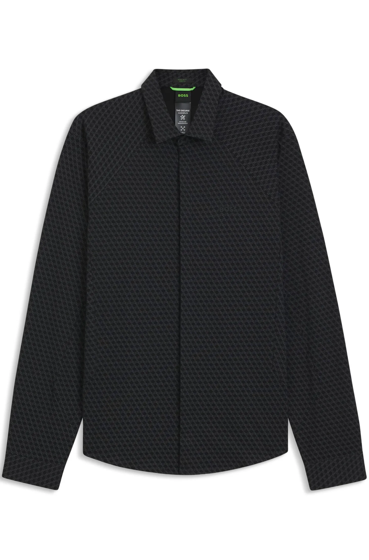 Regular-fit shirt in cotton jersey
