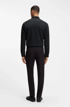 Regular-fit shirt in cotton jersey