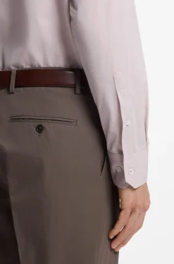 Regular-fit shirt in Italian-made cotton