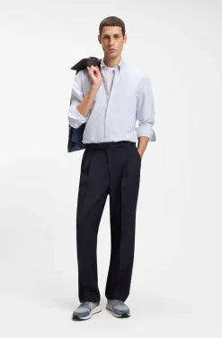 Regular-fit shirt in Oxford cotton