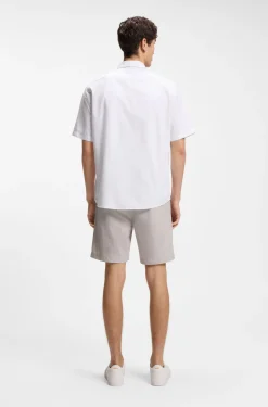 Regular-fit shirt in soft-washed Oxford cotton