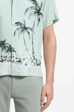 Regular-fit shirt with maxi print