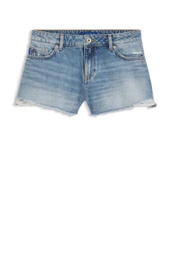 Regular-fit shorts in blue denim