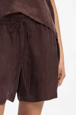 Regular-fit shorts in canvas with drawstring waist