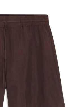 Regular-fit shorts in canvas with drawstring waist