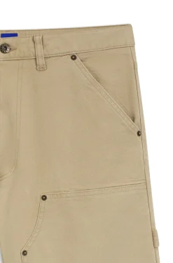 Regular-fit shorts in stretch-cotton canvas