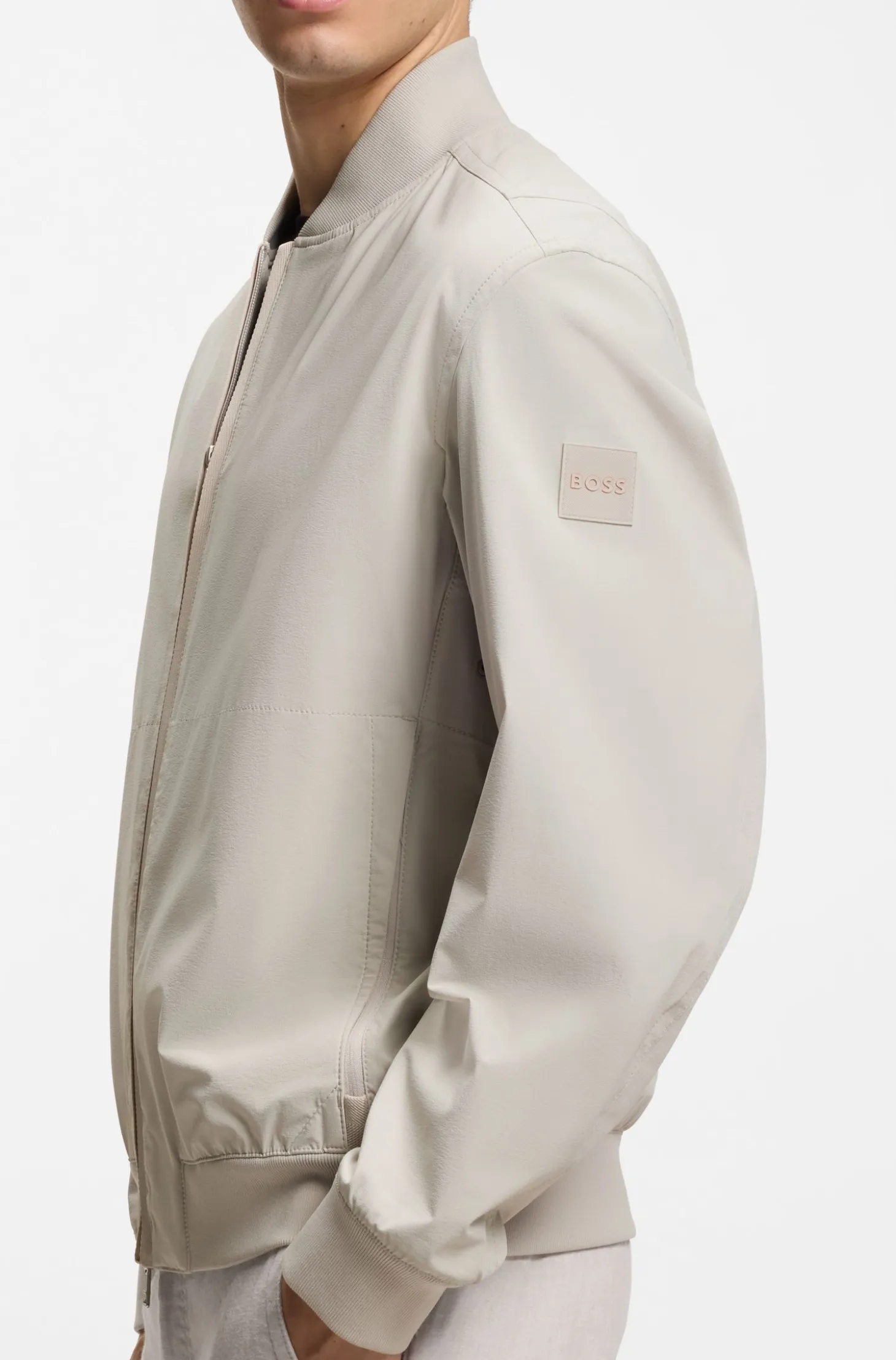 Regular-fit softshell jacket with four-way stretch