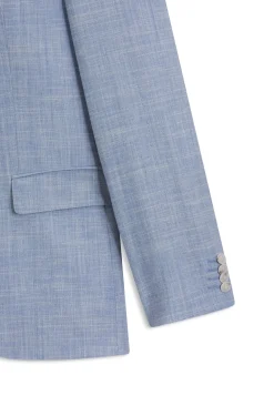 Regular-fit suit with all-over pattern