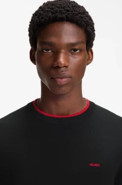 Regular-fit sweater in a cotton blend