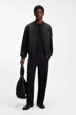 Regular-fit sweater in a cotton blend