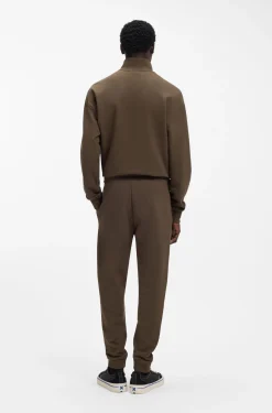 Regular-fit tracksuit bottoms in French-terry cotton
