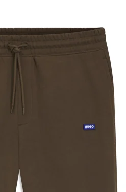 Regular-fit tracksuit bottoms in French-terry cotton