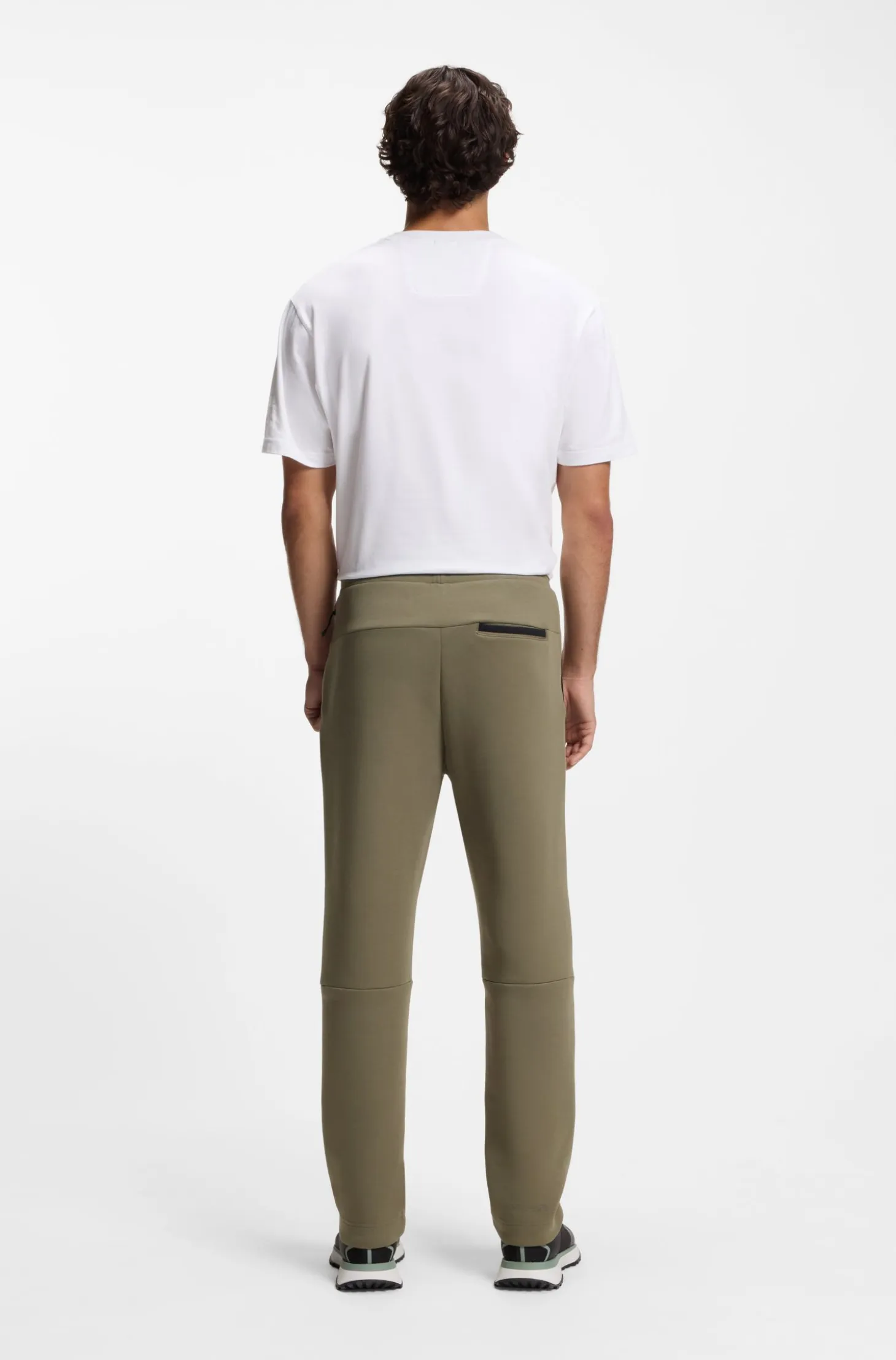 Regular-fit tracksuit bottoms in super-soft stretch fabric