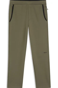 Regular-fit tracksuit bottoms in super-soft stretch fabric