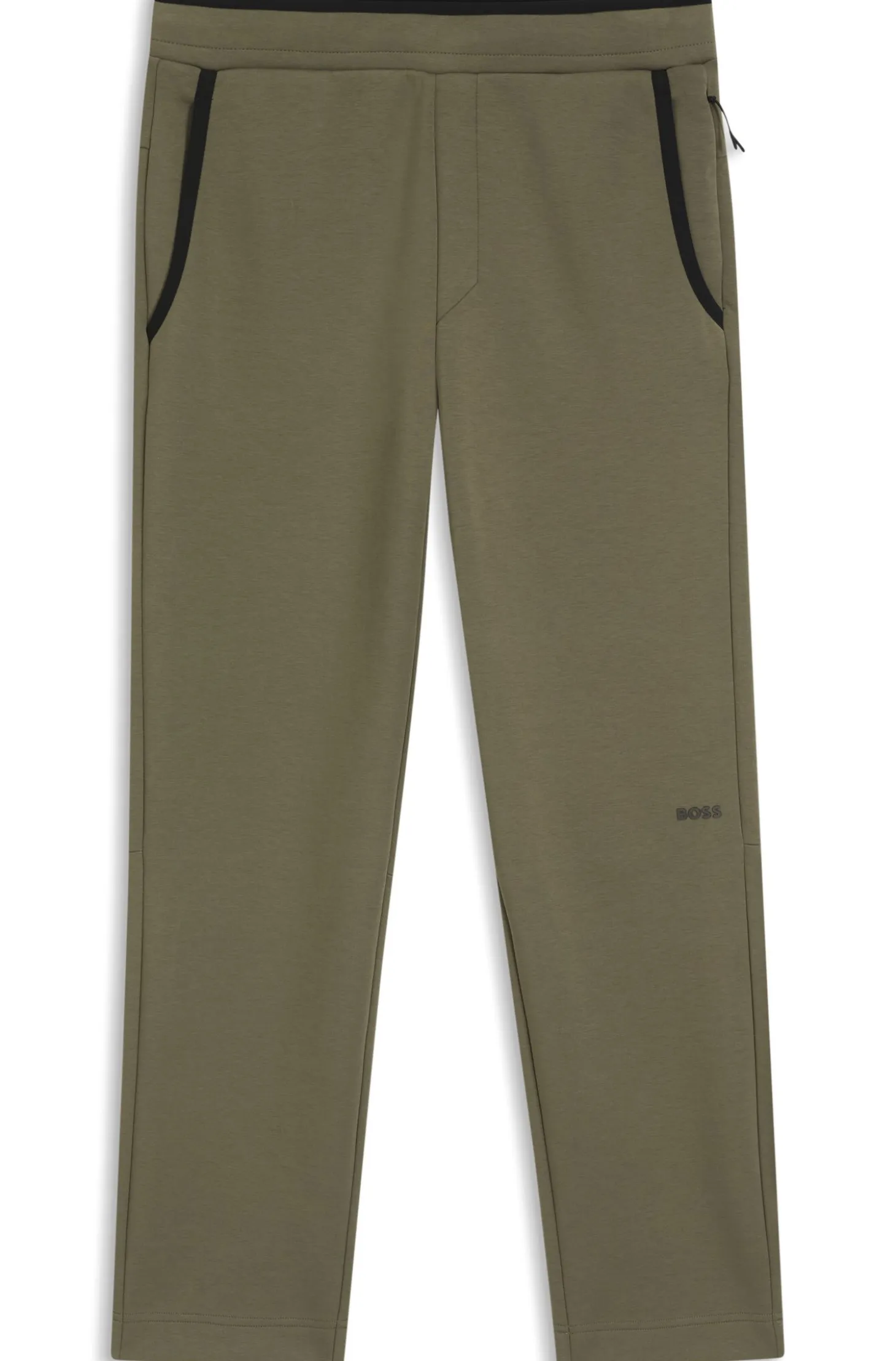 Regular-fit tracksuit bottoms in super-soft stretch fabric