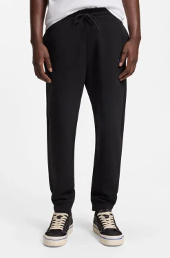 Regular-fit tracksuit bottoms in French-terry cotton
