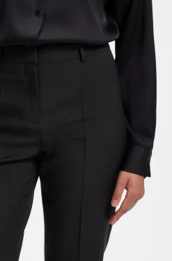 Regular-fit trousers in Italian-made virgin wool