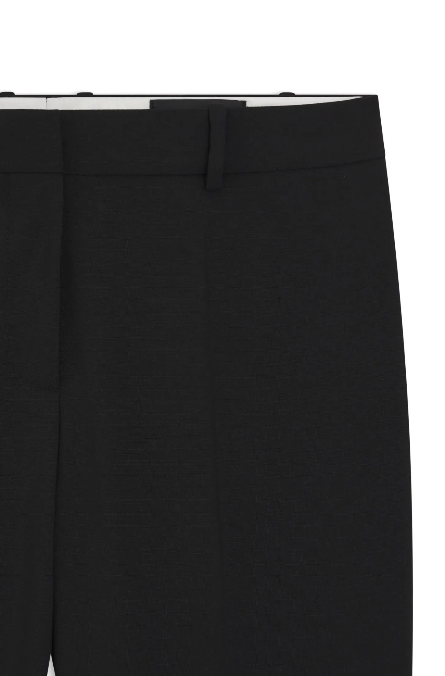 Regular-fit trousers in Italian-made virgin wool