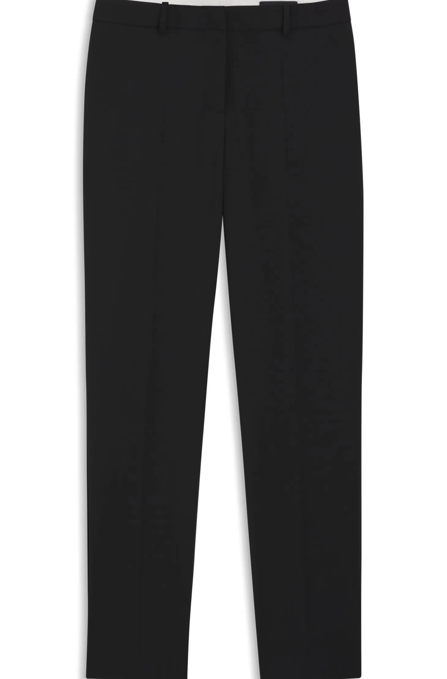 Regular-fit trousers in Italian-made virgin wool