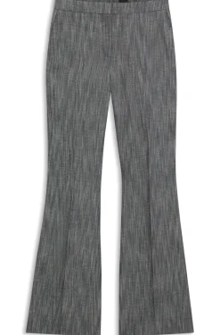 Regular-fit trousers in melange denim
