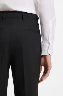 Regular-fit trousers in stretch wool