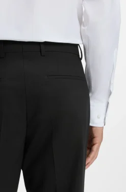 Regular-fit trousers in stretch wool