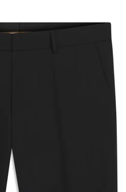 Regular-fit trousers in stretch wool