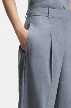 Regular-fit trousers in virgin wool