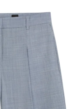 Regular-fit trousers in virgin wool
