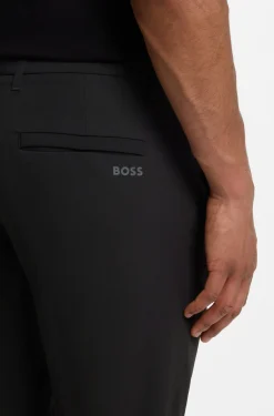 Regular-fit trousers in water-repellent stretch fabric
