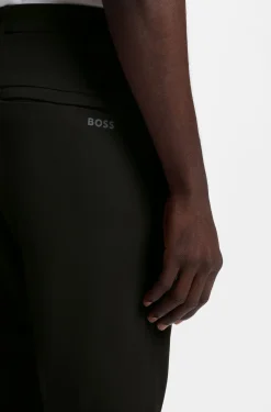 Regular-fit trousers in water-repellent stretch fabric