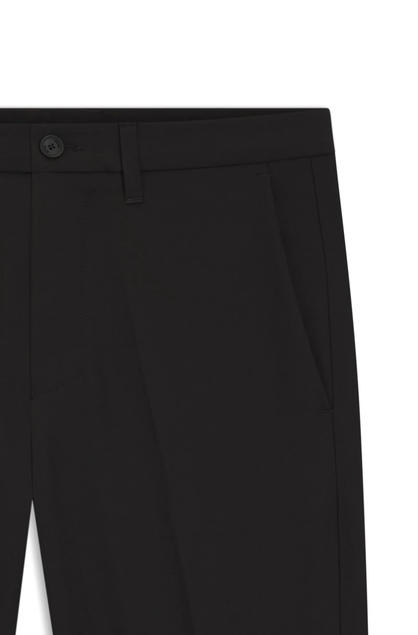 Regular-fit trousers in water-repellent stretch fabric