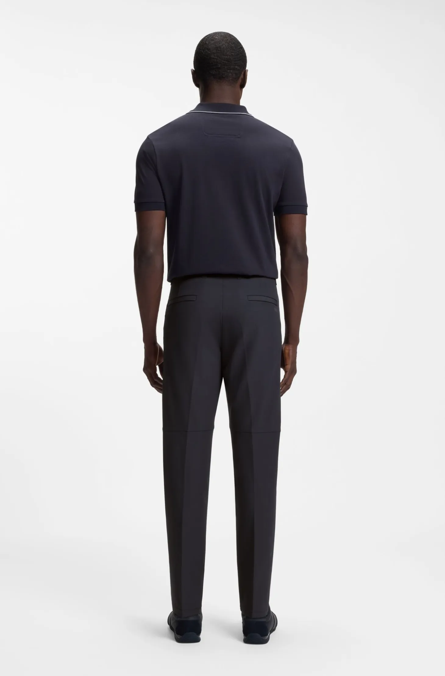 Regular-fit trousers in water-repellent stretch fabric