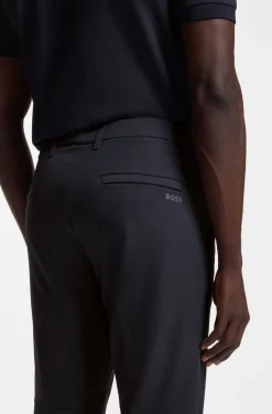 Regular-fit trousers in water-repellent stretch fabric