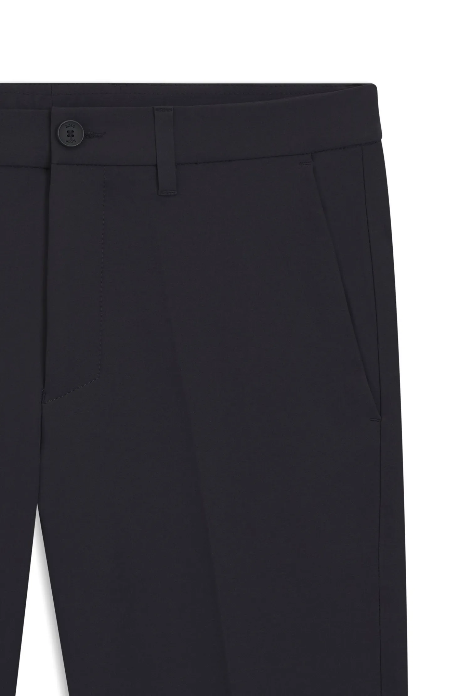 Regular-fit trousers in water-repellent stretch fabric