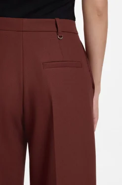 Regular-fit trousers with wide leg