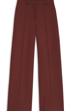 Regular-fit trousers with wide leg
