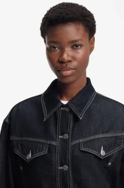 Regular-fit trucker jacket in rinse-washed denim