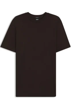 Regular-fit T-shirt in a wool blend