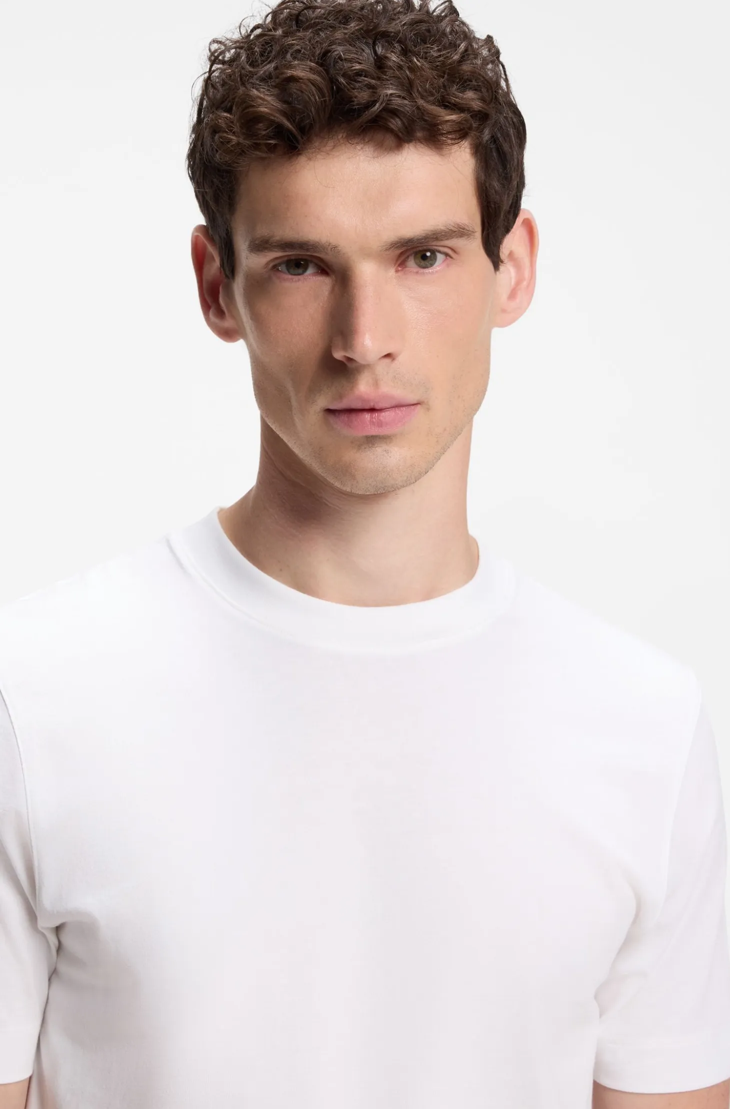 Regular-fit T-shirt in cotton jersey