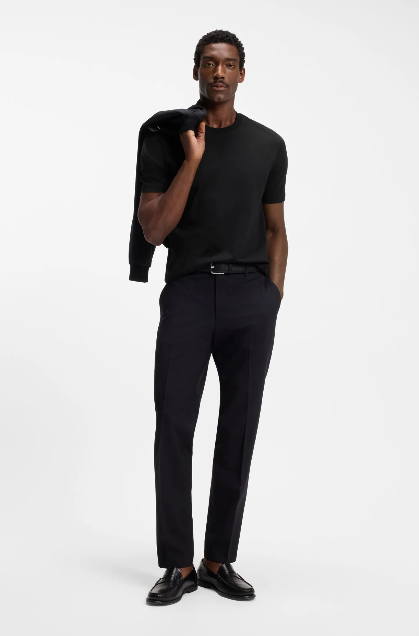 Regular-fit T-shirt in cotton jersey